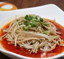 Spicy Enoki Mushrooms