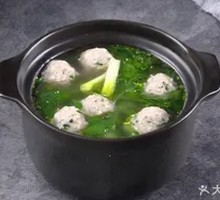 Sheep's Sorrel and Pork Dumpling Soup