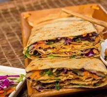 Chicken Strip Millet Vegetable Pancake