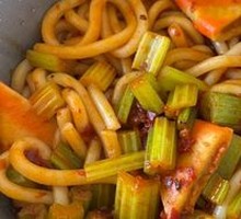 Crab Cake Fried Rice Noodles