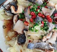 Braised Cod with Chinese Cabbage