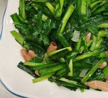 Stir-fried Leek with Sea Cucumber