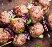 Grilled Chicken Meatballs