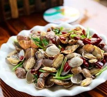 Spicy Stir-Fried Clams