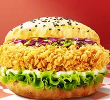 Spicy Chicken Leg Chinese Burger