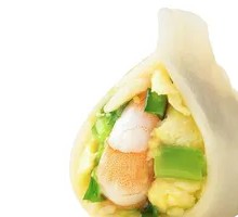 Shrimp, Leek, and Egg Dumplings
