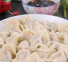 Chinese cabbage and pork dumplings