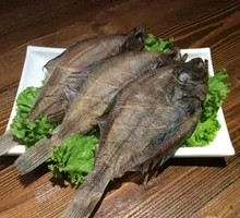 Pan-fried Drum Fish