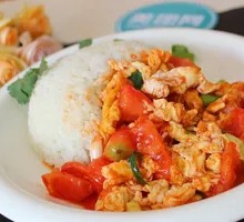 Tomato and Egg Rice
