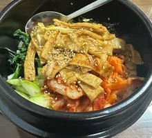 Grilled Fish Cake Stone Pot Rice Bowl