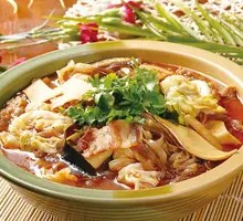 Chinese Cabbage and Tofu Dish