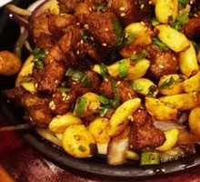 Garlic Beef on Iron Plate