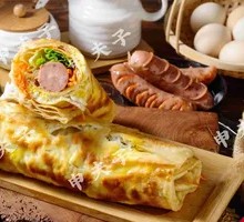 Black Pepper Sausage Pancake