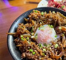 Hot Spring Egg Beef Rice