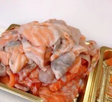 Salmon Trimmed Bones and Meat