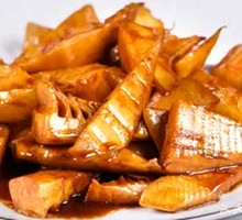 Braised Bamboo Shoots in Oil