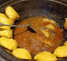 Pan-fried Dumplings with Cornbread