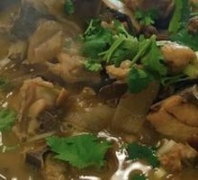 Chicken and Wild Mushroom Stew with Vermicelli