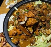 Clam and Chicken Stir-fry