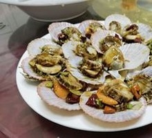 Spicy Garlic Scallops