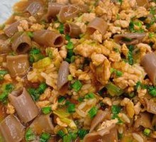 Sea Cucumber Rice Toss