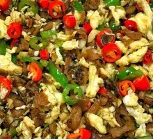 Grandmother's Vegetable Stir-Fry with Egg over Rice