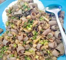 Sea Cucumber Rice Toss