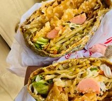 Mixed Grain Crepe with Pancake