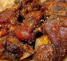 Salt and Pepper Charcoal Grilled Pig's Feet