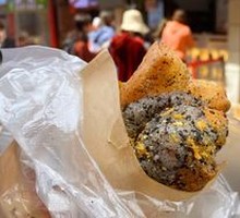 Meat Floss and Fried Dough Wrapped in Glutinous Rice Cake