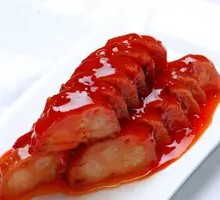 Glutinous Rice Stuffed Lotus Root with Sugar