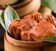 Steamed Female Freshwater Crab