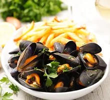 Steamed Mussels in Original Juice