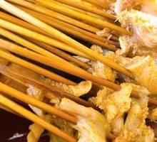 Beef Tripe Skewers in Hot Pot