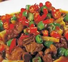 Stir-Fried Chicken with Fresh Chilies