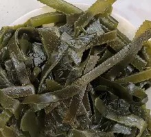 Cold-mixed kelp strands