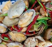 Spicy Stir-Fried Clams