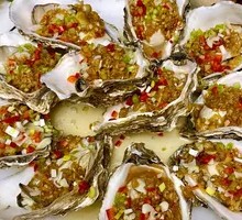 Garlic Roasted Oysters