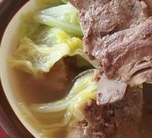 Pork Rib and Chinese Cabbage Stew