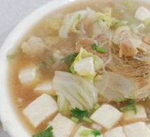 Pork Rib and Chinese Cabbage Rice