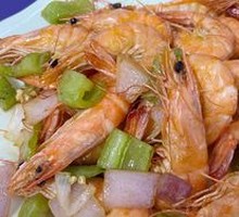 Stewed Large Shrimp