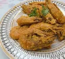 Egg Yolk Baked Shrimp