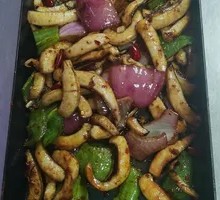 Griddle-Fried Squid