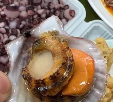 Salt and Pepper Shrimp, Grilled Oyster, Oil-Poured Scallop, Spicy Shrimp