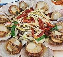 Spicy Garlic Scallops