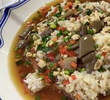 Sea Cucumber Rice Toss