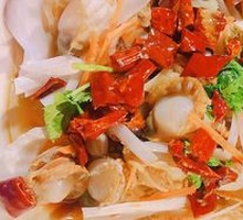 Spicy Garlic Scallops
