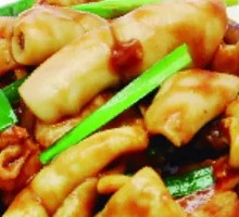 Braised Pork Belly with Penang Fish