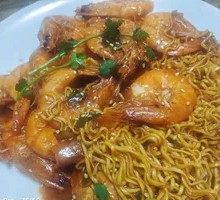 Oil-Braised Shrimp Noodles