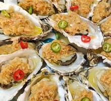 Garlic Steamed Oysters